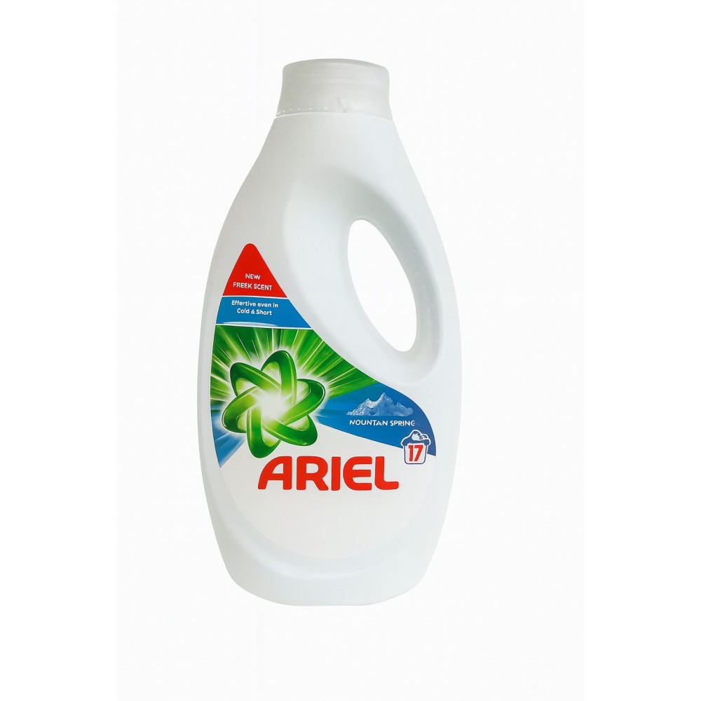 Detergent lichid Ariel 850 ml – 17 spălări, curățenie impecabilă și prospețime