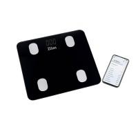 Cântar corporal Zilan  ZLN8980 – sticlă securizată, 3–180 kg, aplicație OKOK, display LED