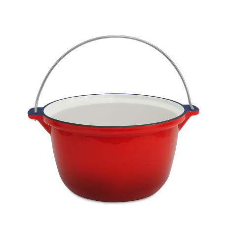 OTI Ceaun din fontă 22 cm, 3 L – gătit tradițional pe orice tip de plită