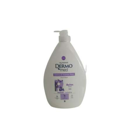 Dermomed Săpun lichid cremă Iris, cu pompiță, 1000 ml