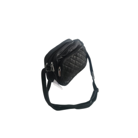 Geantă damă, piele ecologică, cu bretea lungă, neagra