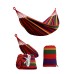 Hamac textil pentru relaxare – ideal pentru grădină, terasă sau camping