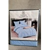 Lenjerie de pat 6 piese Damasc Sonia Home - albastra
