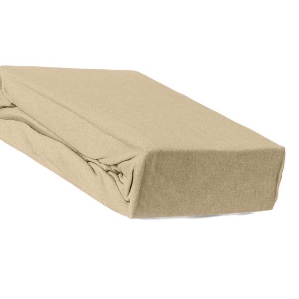Husă de pat cu elastic 180x200+30 cm – Maron