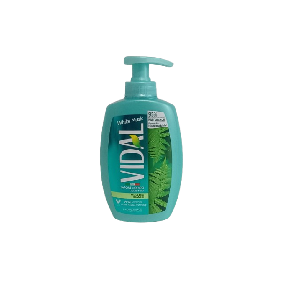 Vidal Săpun lichid White Musk, 300 ml – fabricat în Italia