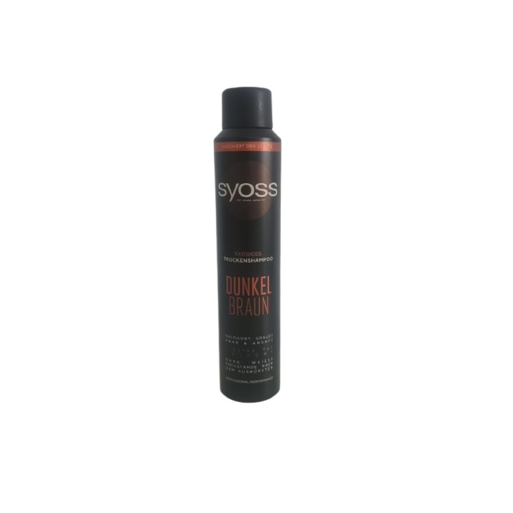 Șampon uscat Syoss pentru șaten închis, 200 ml