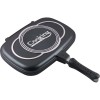 Tigaie grill dublă dreptunghiulară DarkLine, 36x24x7.5 cm – Cooking by Heinner