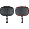Tigaie grill dublă dreptunghiulară DarkLine, 36x24x7.5 cm – Cooking by Heinner