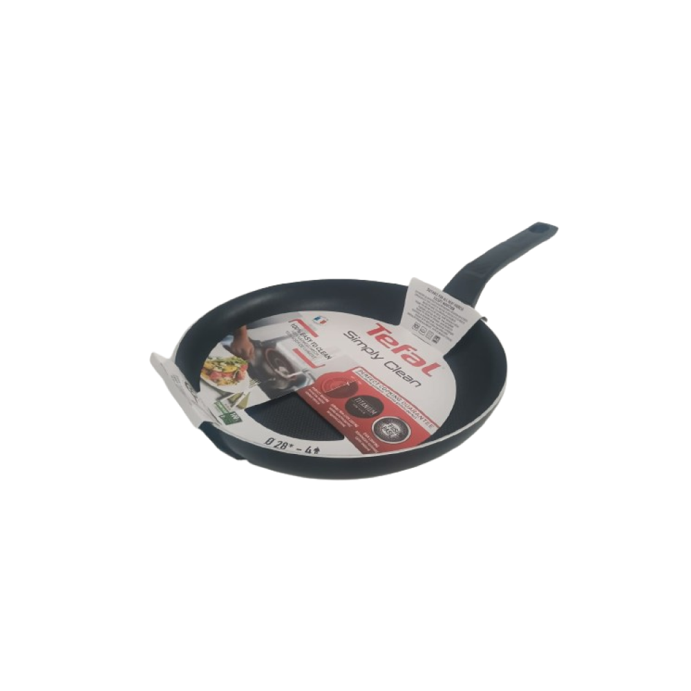 Tigaie Tefal Simply Clean, 28 cm – Thermo-Signal, înveliș antiaderent din titan