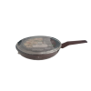 Tigaie ceramică Blaumann , 28 x 5.8 cm, 3.2 L, cu capac din sticlă