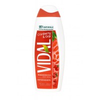 Gel de duș Vidal, 500 ml – Cranberry & Goji
